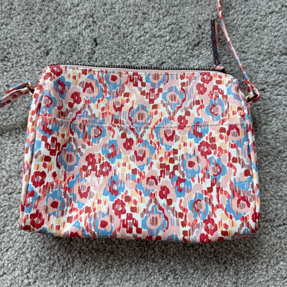 Patterned Multi-Color Crossbody Mini Bag